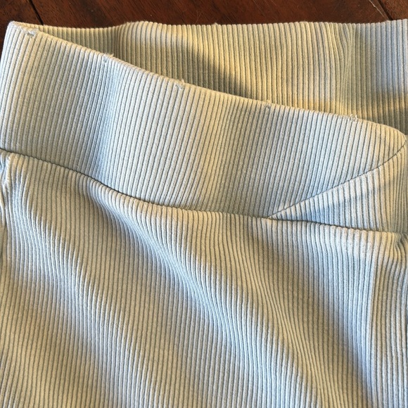 Forever 21 | Light Blue jersey Flared leggings yoga pants - Picture 4 of 13